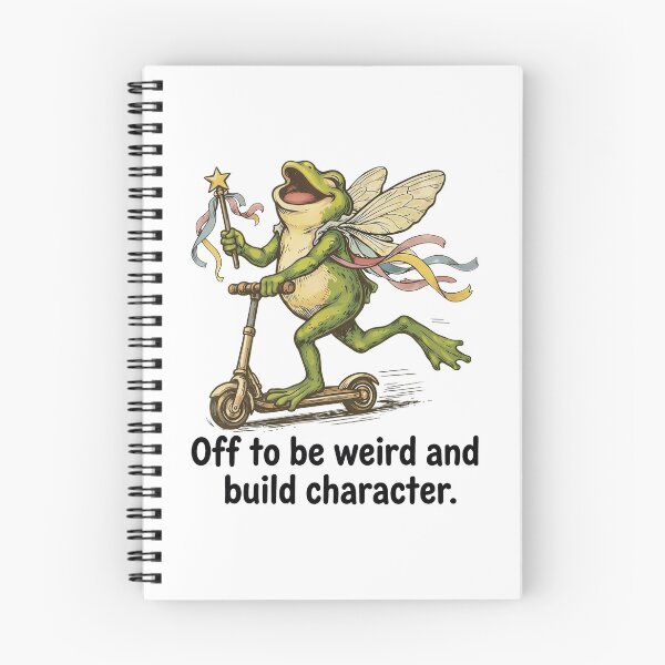 Item preview, Groovy Off to Be Weird and Build Character Fairy Frog Scooter  designed and sold by gear-posters.