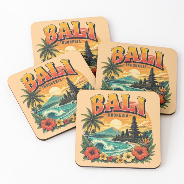 Item preview, Bali Indonesia – Tropical Sunset Temple Design designed and sold by ABLAT-CREATIONS.