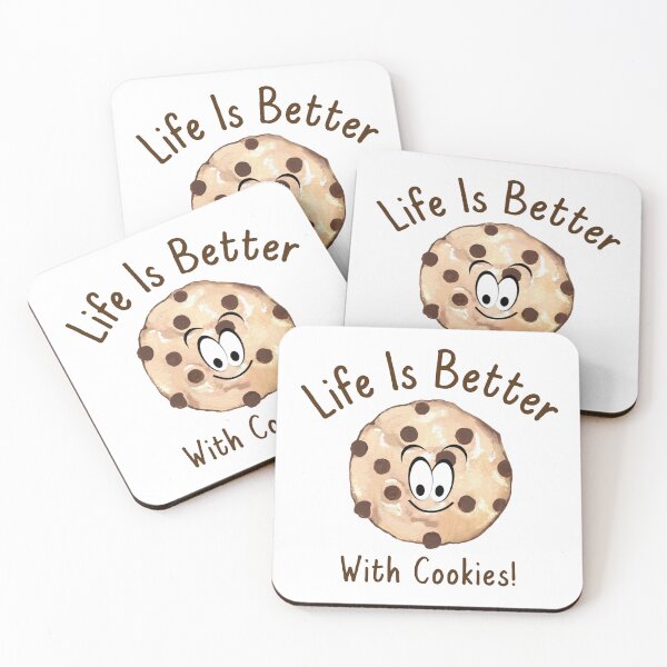 Item preview, Funny Cookies Life Is Better With Cookies designed and sold by Sartoris Art.