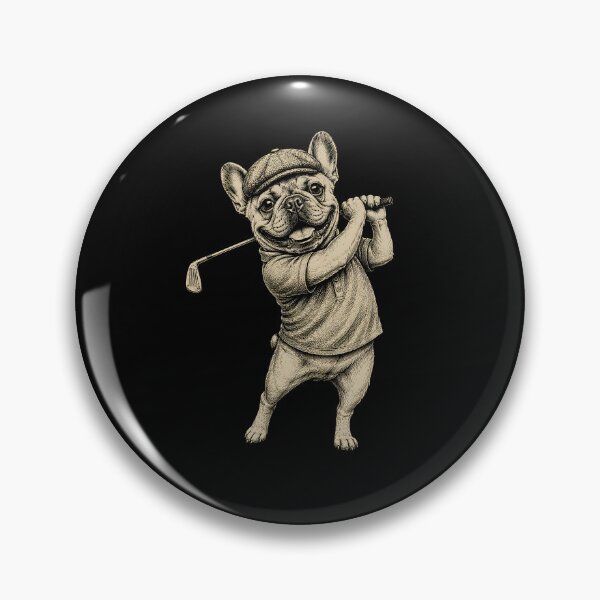 Item preview, French Bulldog Golf Player designed and sold by zoes-ink.