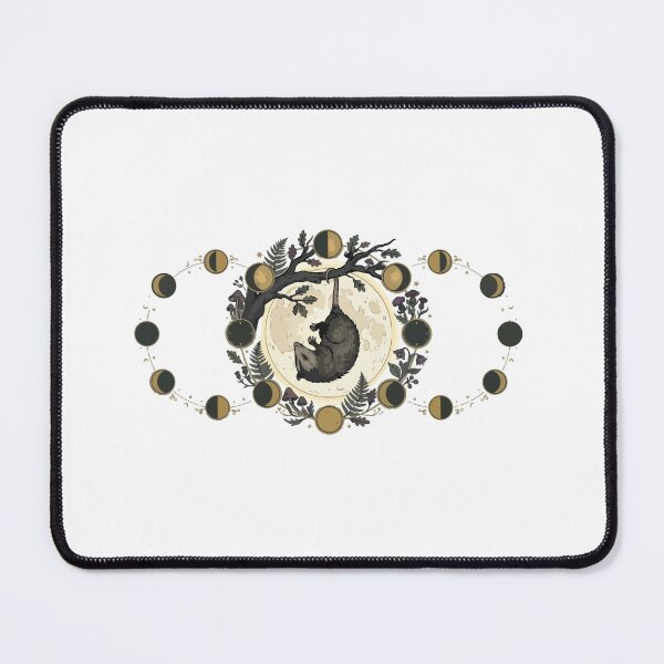 Item preview, Celestial Opossum Moon Phases Cottagecore Goth designed and sold by ArcApparel2020.