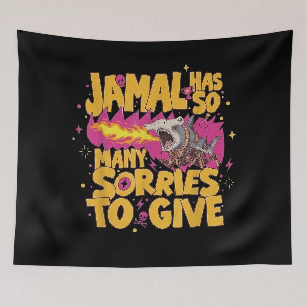 Item preview, Vintage Jamal Has So Many Sorries To Give | Donut Princess Jamal Shark Meme  designed and sold by Cardinsardina.
