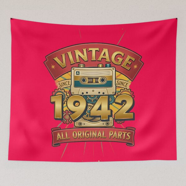 Item preview, Vintage 1942 All Original Parts Retro Cassette Design designed and sold by L&L.