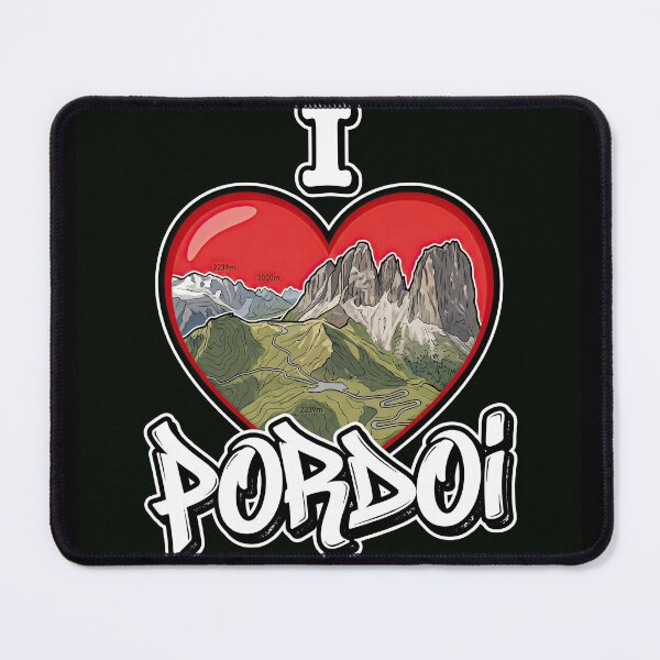 Item preview, Pordoi Pass I Love Pordoi Dolomites Road Adventure Graphic designed and sold by enzoade.