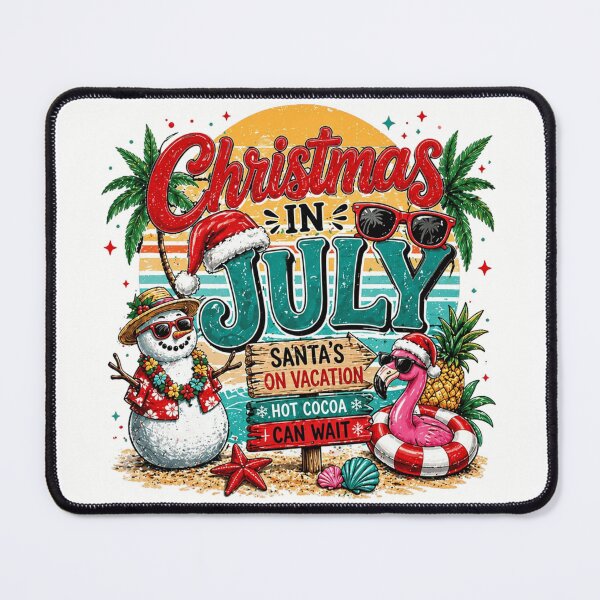 Item preview, Christmas in July Tropical Summer Holiday Beach Christmas designed and sold by Thread&Fable.