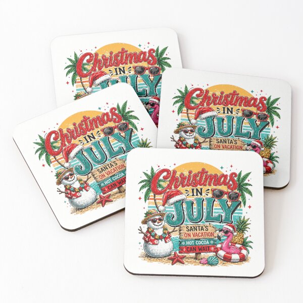 Item preview, Christmas in July Tropical Summer Holiday Beach Christmas designed and sold by Thread&Fable.