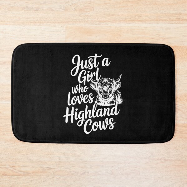 Item preview, Just a Girl who loves Highland Cows designed and sold by jkrphoto.