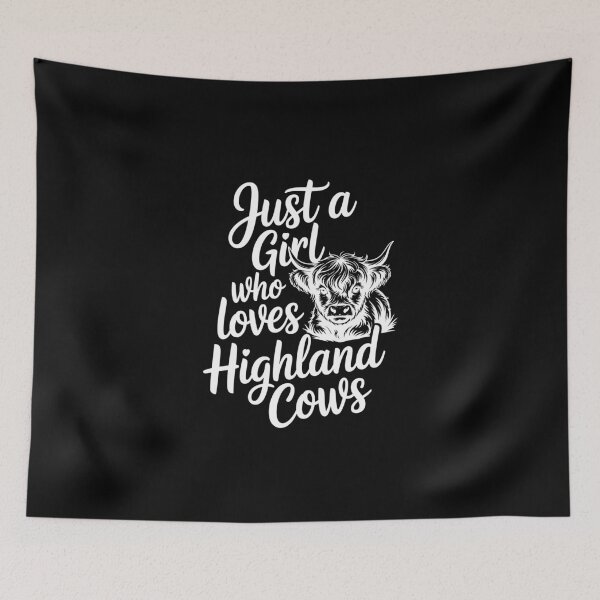 Item preview, Just a Girl who loves Highland Cows designed and sold by jkrphoto.