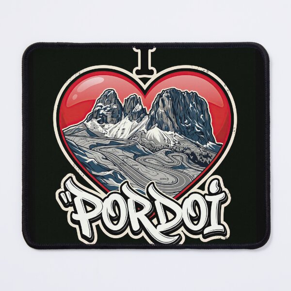 Item preview, Pordoi Pass I Love Pordoi Bucket List Motorcycle Route Design designed and sold by enzoade.