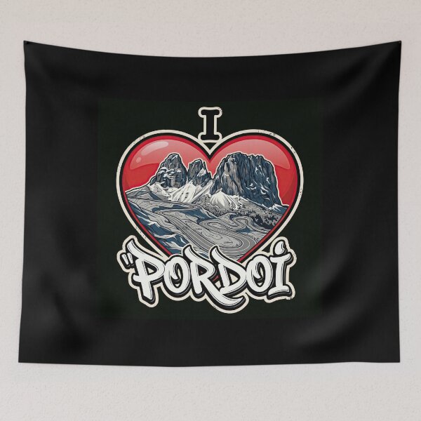 Item preview, Pordoi Pass I Love Pordoi Bucket List Motorcycle Route Design designed and sold by enzoade.