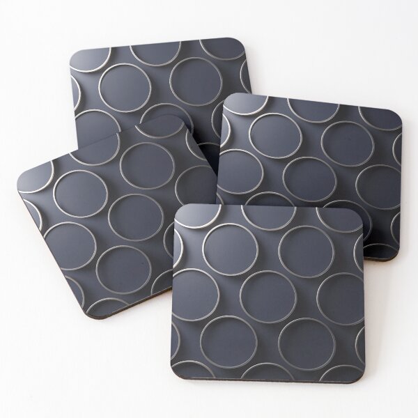 Item preview, Dark Raised Circles Metallic Texture designed and sold by IntelliMindDesigns.