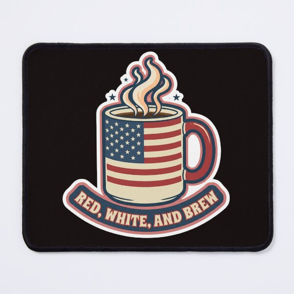 Item preview, Red White and Brew - Anti Social 4th of July Coffee designed and sold by The Prompted Soul.