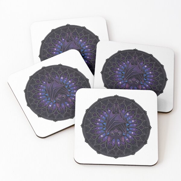 Item preview, Gothic Bat Celestial Rose Window Art designed and sold by ArcApparel2020.
