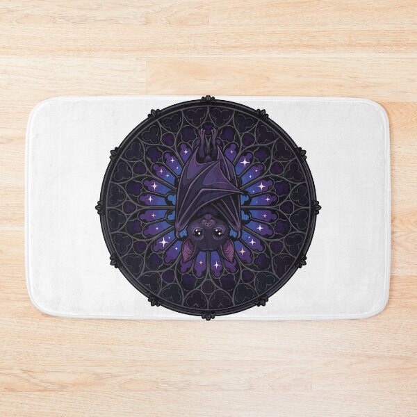 Item preview, Gothic Bat Celestial Rose Window Art designed and sold by ArcApparel2020.