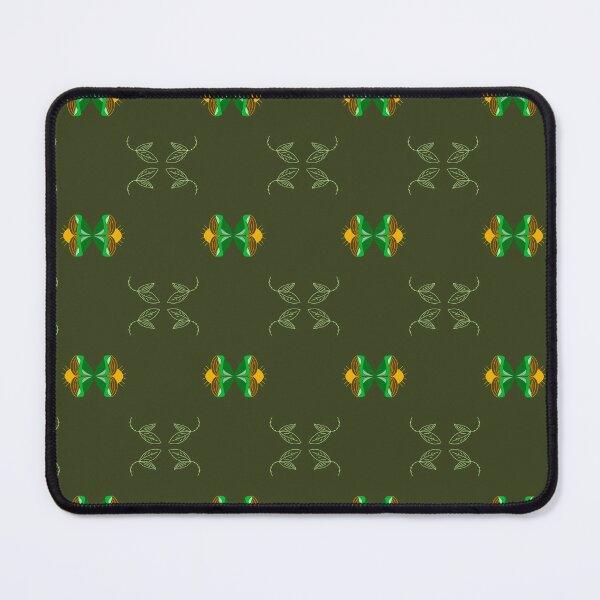 Item preview, Minimalist Botanical Pattern in Dark Green designed and sold by SahmatArt.