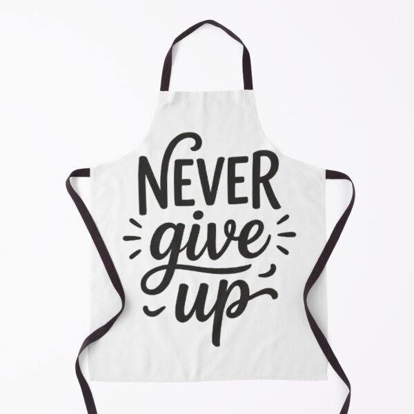 Item preview, Inspirational Never Give Up typography quote designed and sold by Ahmedsyde.