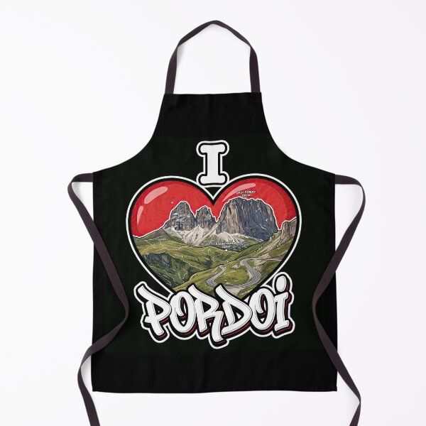 Item preview, Pordoi Pass I Love Pordoi Alpine Curves Rider Lifestyle Artwork designed and sold by enzoade.