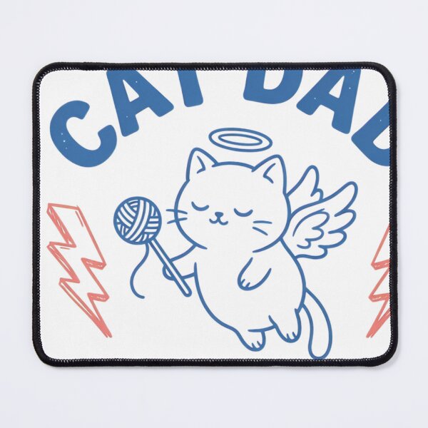 Item preview, Cat Dad Club Feline Lover Living in Fur & Chaos designed and sold by JMDesignHub.