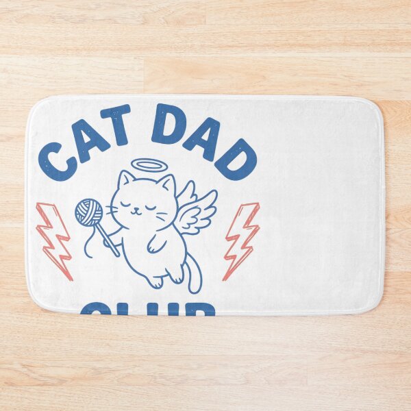 Item preview, Cat Dad Club Feline Lover Living in Fur & Chaos designed and sold by JMDesignHub.