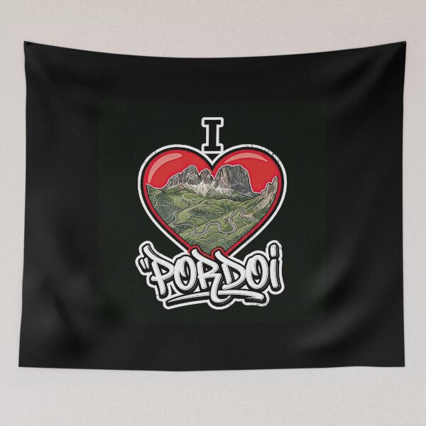 Item preview, Pordoi Pass I Love Pordoi Scenic Motorcycle Travel Graphic designed and sold by enzoade.