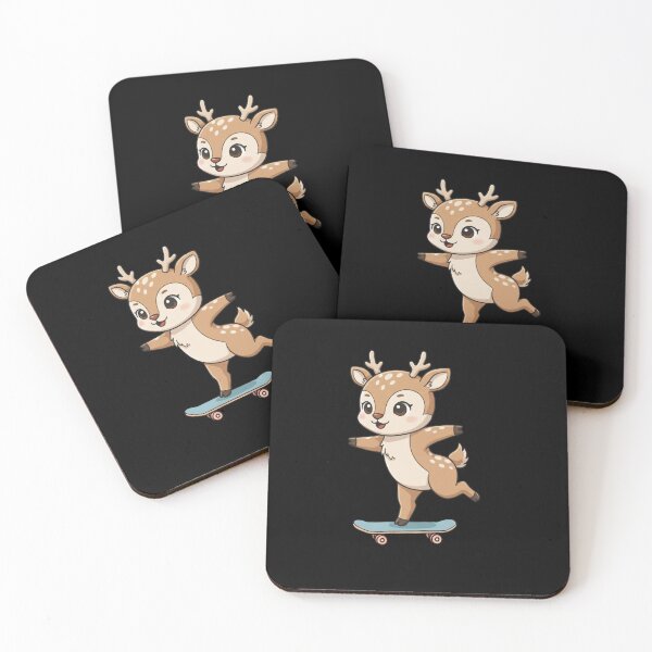 Item preview, Funny Deer Skateboard Skating Zoo Boys Girls Kids designed and sold by rafaeltto.