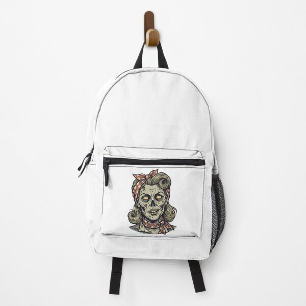 Item preview, Vintage Zombie Pin-Up Girl Head designed and sold by pictranoosa.