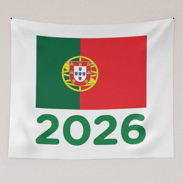 Item preview, Portugal Flag 2026 World Cup Football | Portuguese Soccer Supporter Merchandise designed and sold by 21 Tulips.