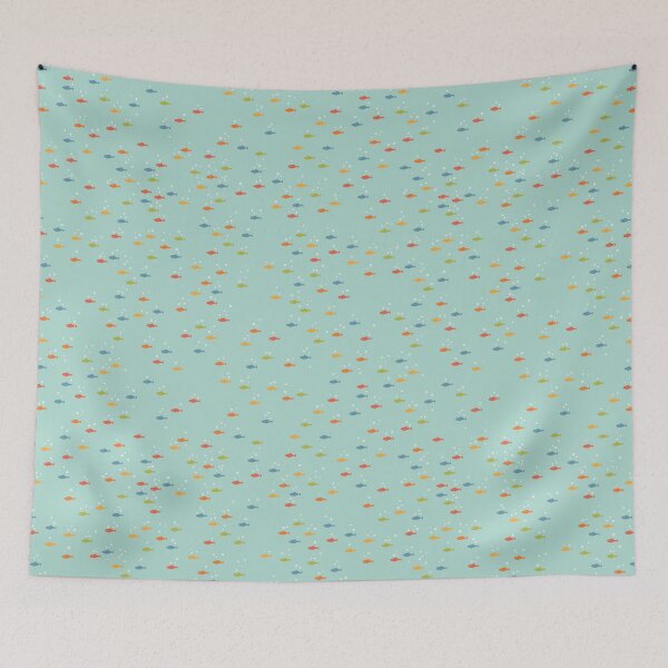 Item preview, Fish in a Simple Colorful Seamless Pattern Design designed and sold by Melissa Plugge-Dekker.