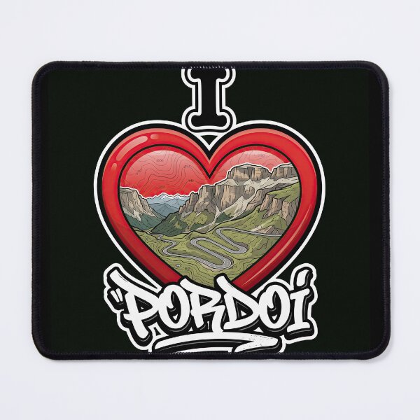 Item preview, Pordoi Pass I Love Pordoi Famous Italian Mountain Pass Design designed and sold by enzoade.