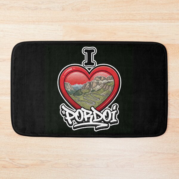 Item preview, Pordoi Pass I Love Pordoi Famous Italian Mountain Pass Design designed and sold by enzoade.