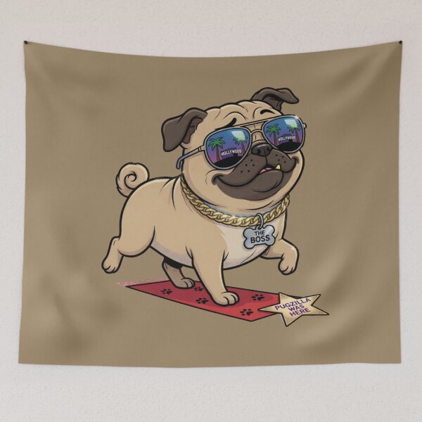 Item preview, The Boss Pug – boss in the house designed and sold by design-rebell.