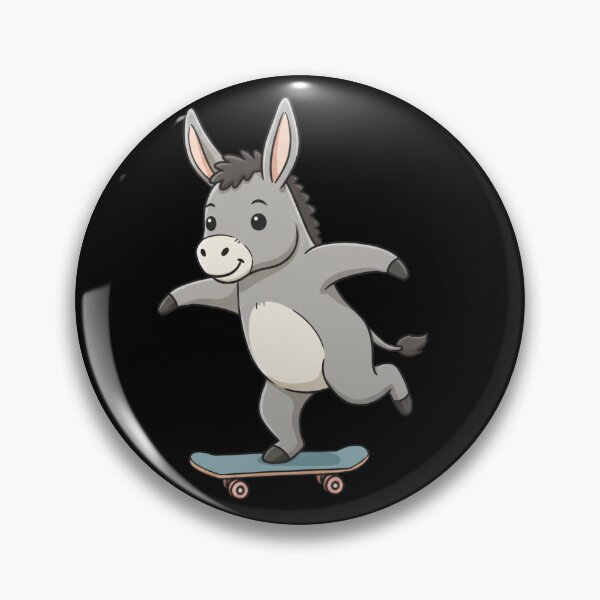Item preview, Funny Donkey Skateboard Skating Zoo Boys Girls Kids designed and sold by rafaeltto.