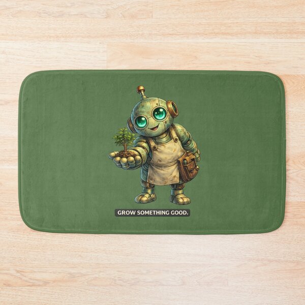 Item preview, Friendly Robot Gardener – Positive Robot Design designed and sold by Yomere.