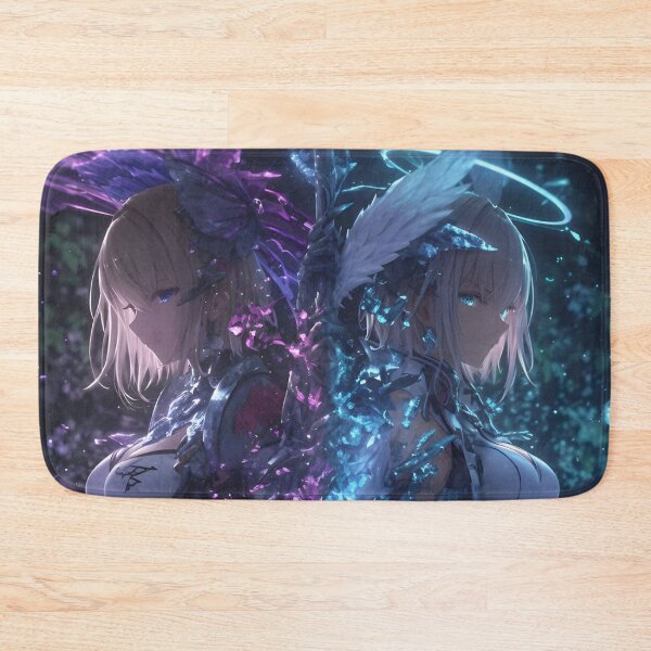 Item preview, Celestial Duality Anime Girls | Angel and Shadow Fantasy Warrior Art designed and sold by Dyan4.