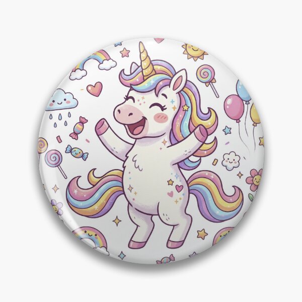 Item preview, 90s Y2K Kidcore Style Unicorn designed and sold by LOVEARTDESIGN.