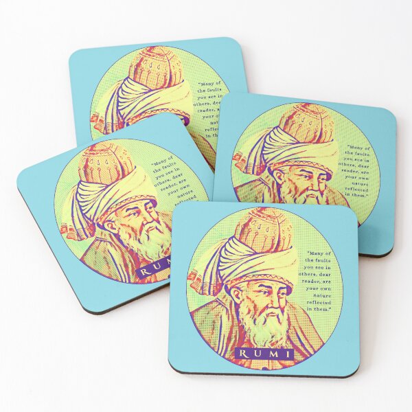 Item preview, Rumi quote: Many of the faults you see in others, dear reader, are your own nature reflected in them. designed and sold by artbleed.