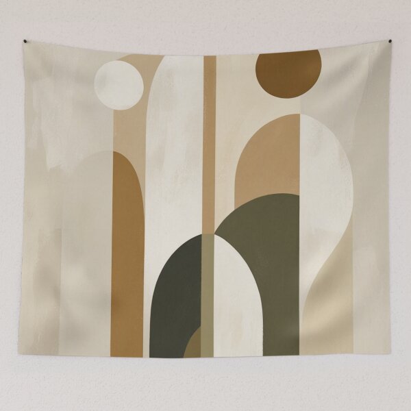 Item preview, Abstract Moons Fine Line Palm Poster designed and sold by EnmarcArt.