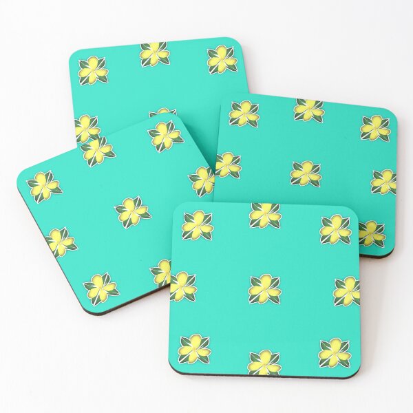 Item preview, Tropical Yellow Plumeria Pattern - Vibrant Frangipani Floral Aesthetic designed and sold by Faali950.