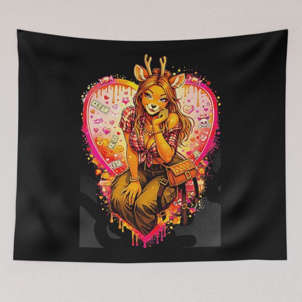 Item preview, Edgy Rebel Deer Girl designed and sold by CalyZOam99.