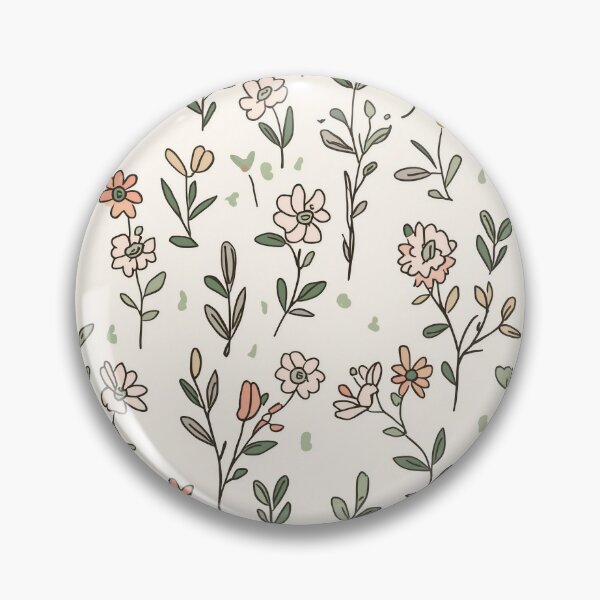 Item preview, Dainty Pastel Botanical Patterns on Cream designed and sold by NuvoraNest.