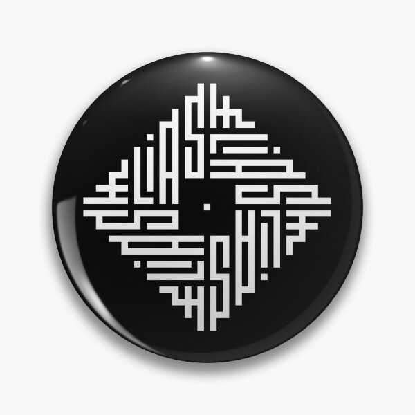Item preview, ELIAS | White  | Modern Geometric Kufi Calligraphy | From Name to Art   designed and sold by FOR YOUR NAME.