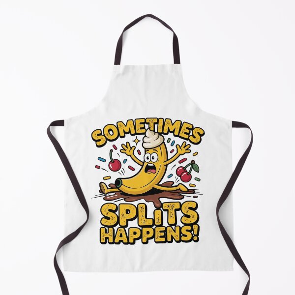 Item preview, Sometimes… Splits Happens! – Funny Banana Slip Cartoon designed and sold by JPees.