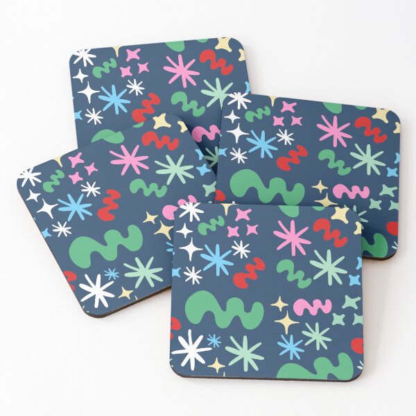 Item preview, Fun Christmas retro shaped pattern designed and sold by BritishDelights.