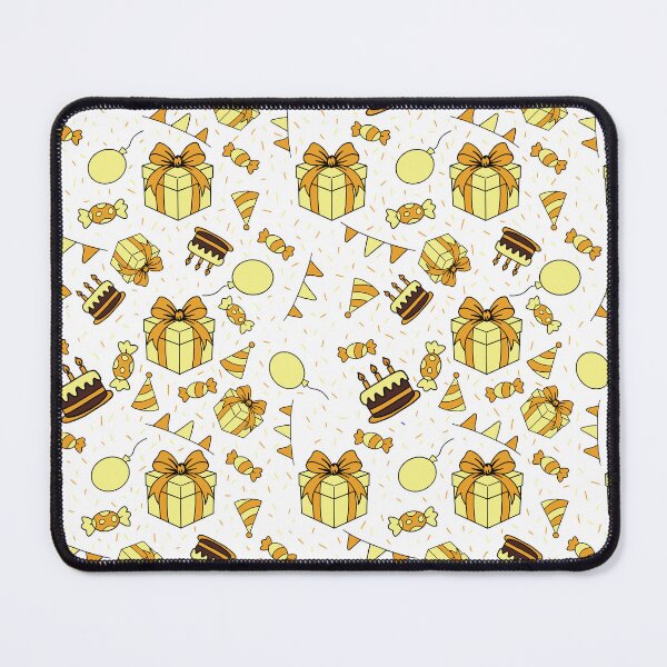 Item preview, Copy of Seamless birthday party yellow designed and sold by SeamlessArtists.