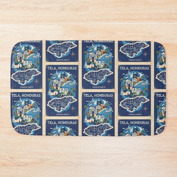 Item preview, Tela Honduras 1950s Vintage Travel Tourism designed and sold by TravelersGems.
