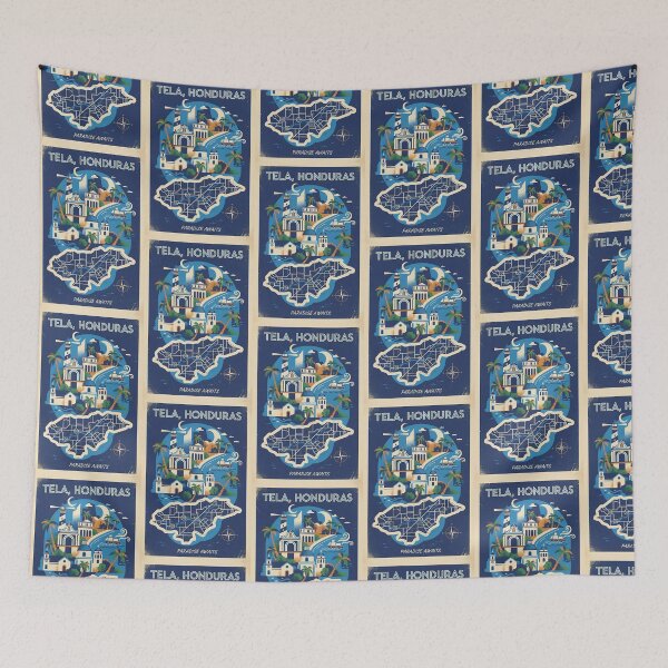 Item preview, Tela Honduras 1950s Vintage Travel Tourism designed and sold by TravelersGems.