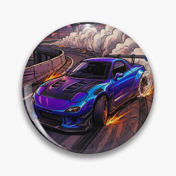 Item preview, Widebody FD3S JDM Legend Burning Rubber On Night Streets designed and sold by RevUpDesign.