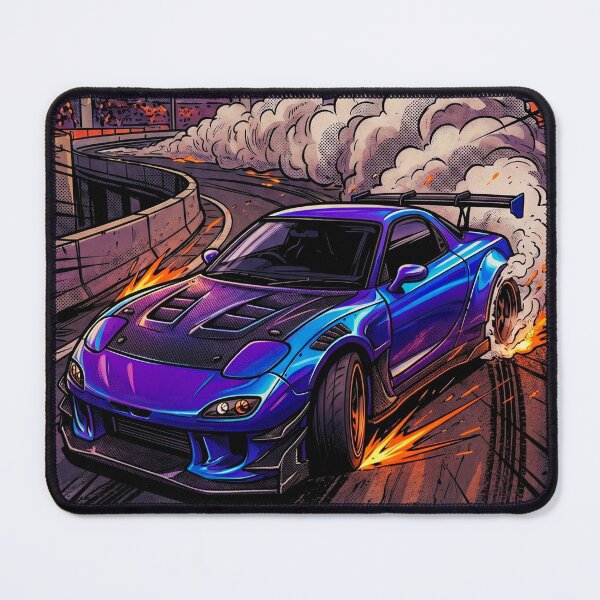 Item preview, Widebody FD3S JDM Legend Burning Rubber On Night Streets designed and sold by RevUpDesign.
