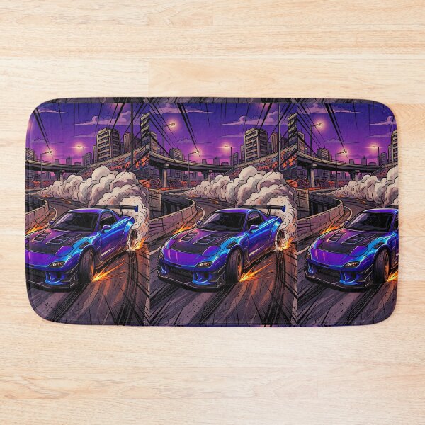 Item preview, Widebody FD3S JDM Legend Burning Rubber On Night Streets designed and sold by RevUpDesign.