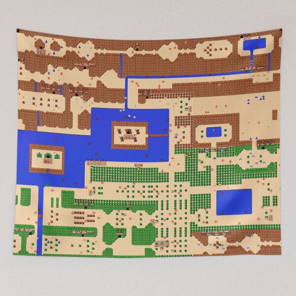 Item preview, Hyrule Adventure RetroMap designed and sold by pstrength.